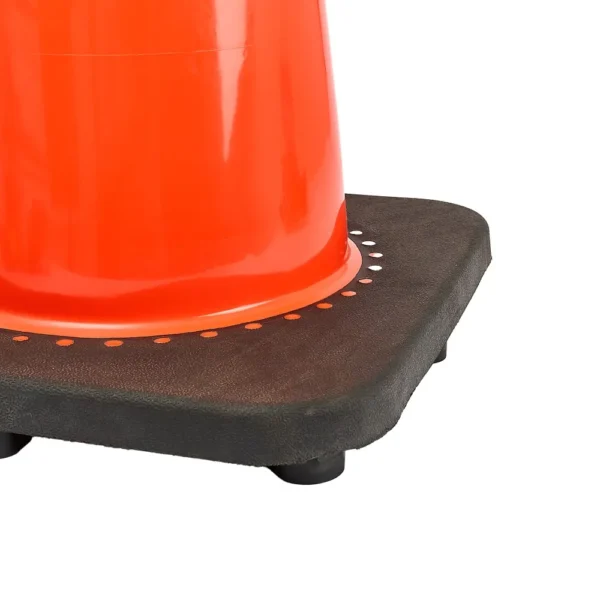 Cono Señalización 36"con Doble Cinta Antiviento Base Pesada