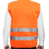 Chaleco Reflectivo Naranjo 2 Cintas Certificado Clase II EN20471