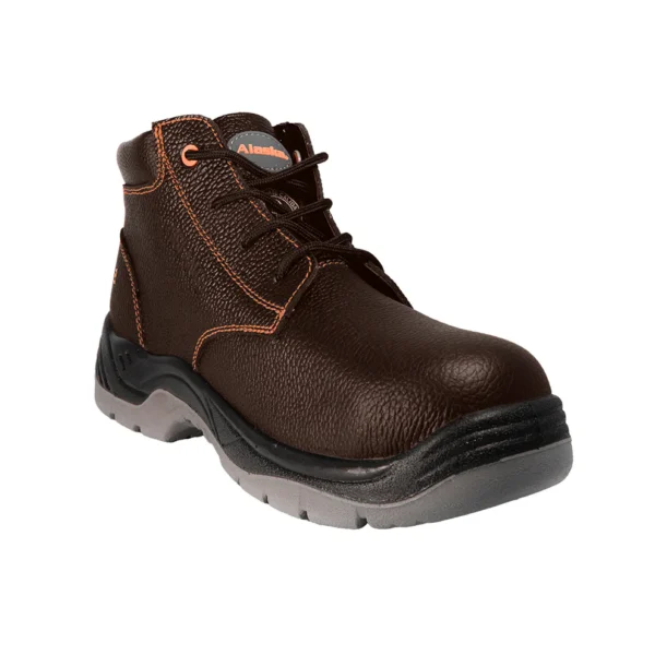 Calzado de Seguridad Alaska Pitbull Café