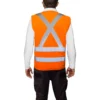Chaleco Reflectivo Naranjo 4 Cintas Certificado Clase II EN20471