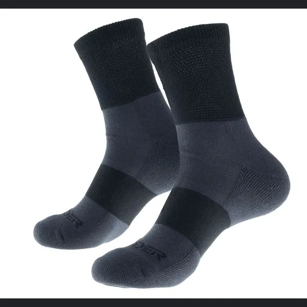 Calcetín Terapéutico Diabético Black Hombre - Crew