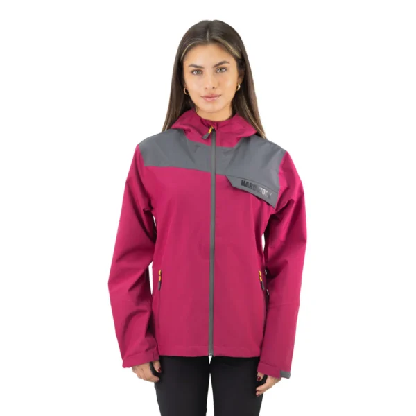 Hardshell Hardwork Norway Mujer Burdeo