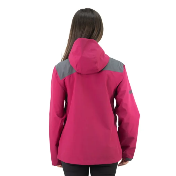 Hardshell Hardwork Norway Mujer Burdeo