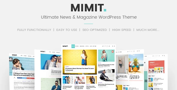 Mimit – Ultimate News &amp; Magazine WordPress Theme