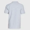 Polera Pique Hombre 80/20 M/C Gris Pizarra