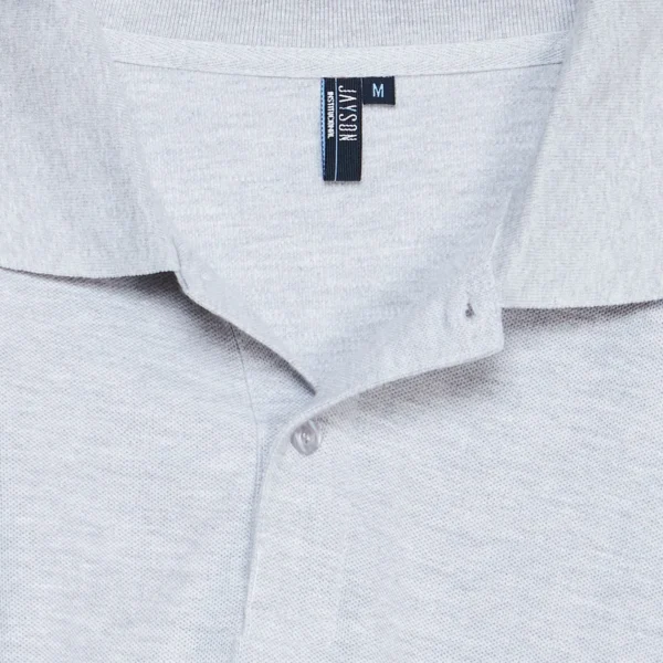 Polera Pique Hombre 80/20 M/C Gris Pizarra