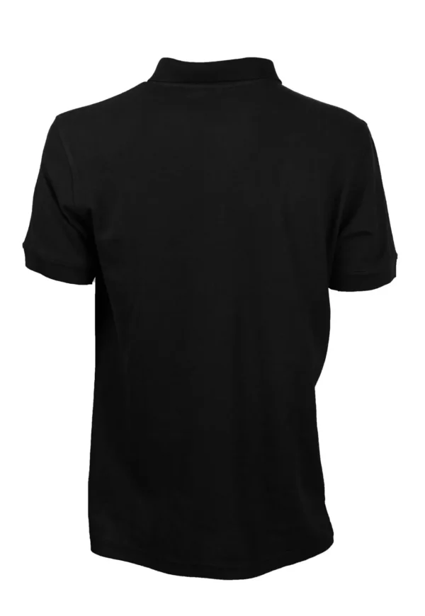 Polera Pique Hombre 80/20 M/C Negra