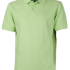 Polera Pique Hombre 80/20 M/C Verde Pistacho