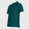Polera Pique Hombre 80/20 M/C Verde Petróleo