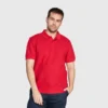 Polera Pique Hombre 80/20 M/C Roja