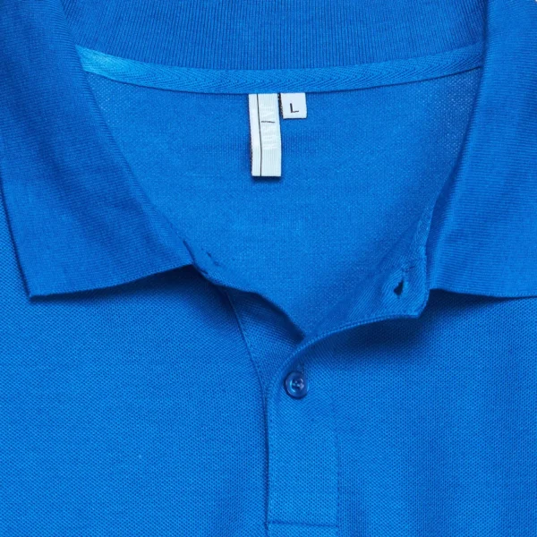Polera Pique Hombre 80/20 M/C Azul Rey