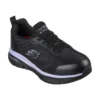 Zapatilla De Seguridad de Seguridad Skechers Evzan Negro/Morado Mujer
