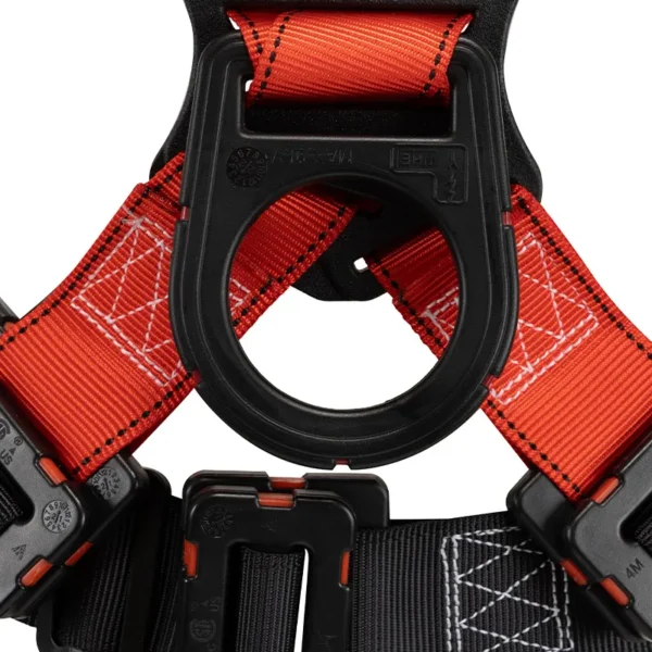 Arnés 4 Argollas Dieléctrico Extracción + Argollas Hombros con Faja, Muslera y Espalda