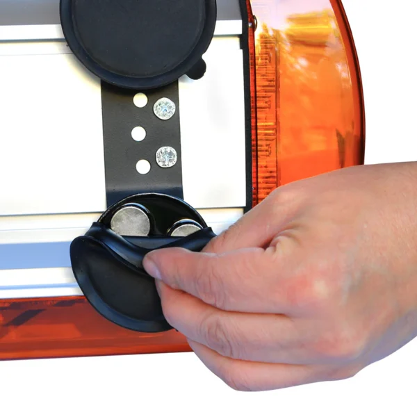 Baliza Magnética Vehicular Color Ámbar 42 cm