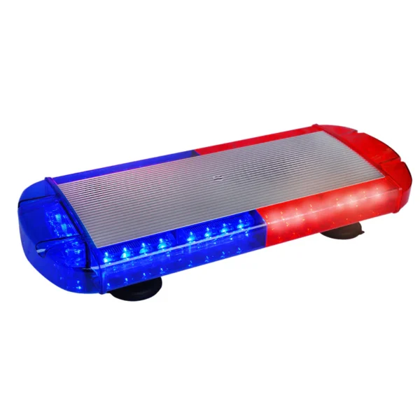 Baliza Magnética Vehicular Color Rojo/Azul 54 cm