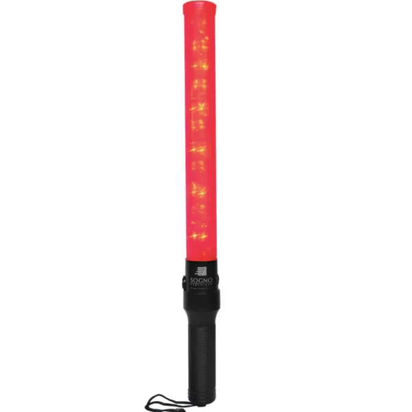 Bastón Luminoso de 54cm Rojo / Verde Recargable a 220V
