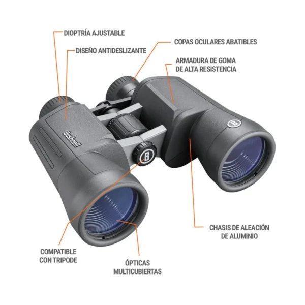 Binocular Bushnell Visión Diurna 10x50