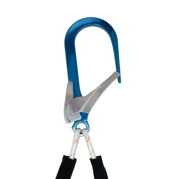 Cabo Carpintero en Perlón Trenzado Forrado en Cuero Mosquetón Orión