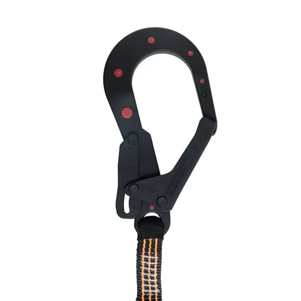 Cabo de Vida en Y Dieléctrico Cinta Tubular Mosquetón Escala