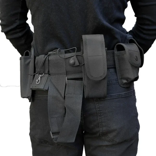 Cinturón Táctico Múltiples Fundas para Seguridad