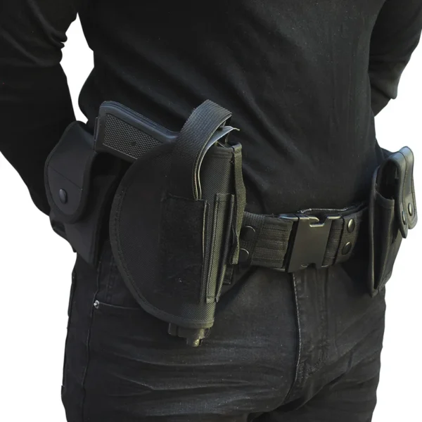 Cinturón Táctico Múltiples Fundas para Seguridad