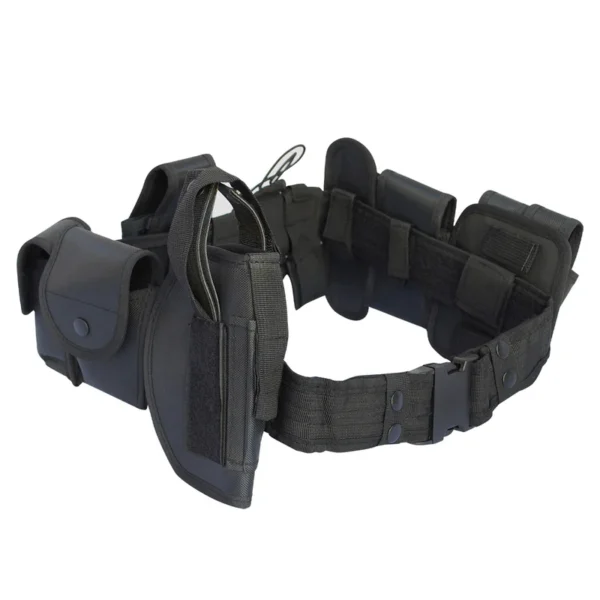 Cinturón Táctico Múltiples Fundas para Seguridad