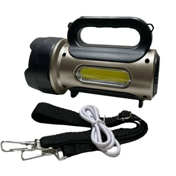 Foco LED Recargable con Panel Solar