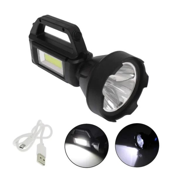 Foco LED Recargable con Puerto USB