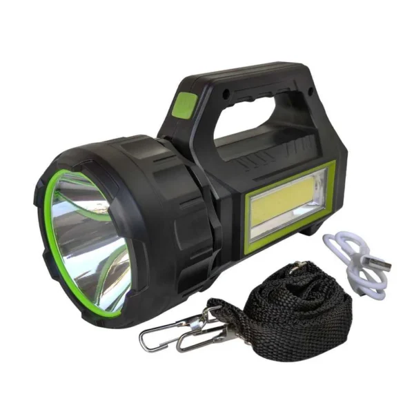 Foco LED Recargable USB con Panel Solar