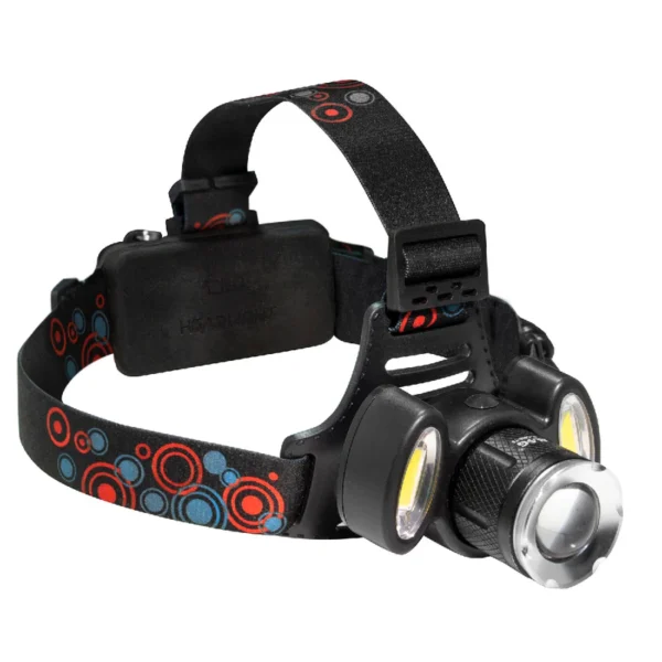 LinternaCintillo3LEDRecargableAlcance100m-3_800x Linterna Cintillo 3 LED Recargable Alcance 100m