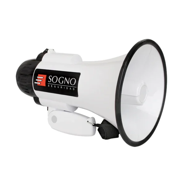 Megáfono Mini Recargable con Grabación y Sirena 15 Watts