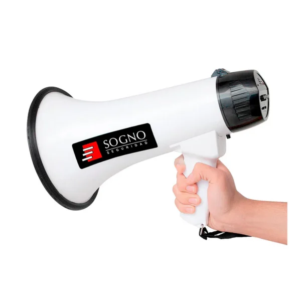 Megáfono Sogno 30W A Pilas Rango 500m