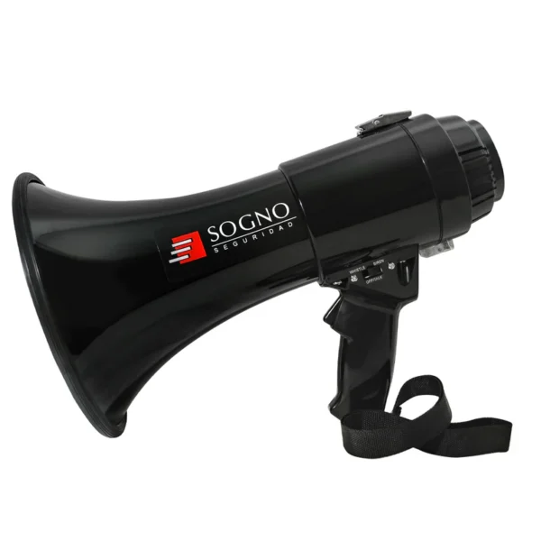 Megáfono Sogno 35W Recargable Rango 600m