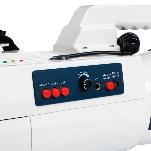 Megáfono Sogno 75W Recargable Rango 2000m