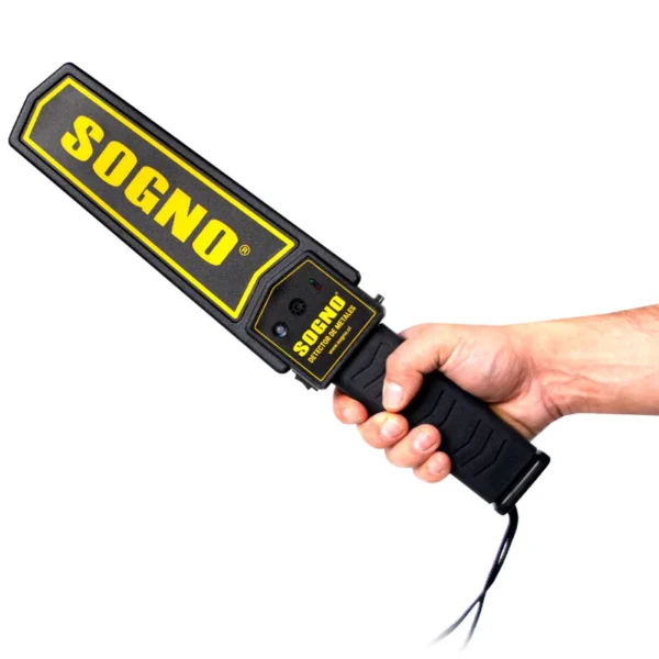 Paleta Detectora de Metales con Vibración