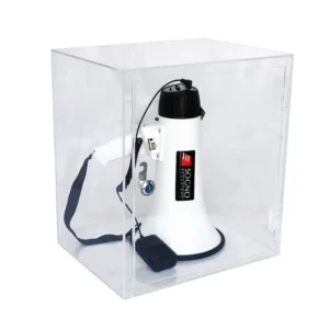 Caja Acrílica de Emergencia con Megáfono CT1006