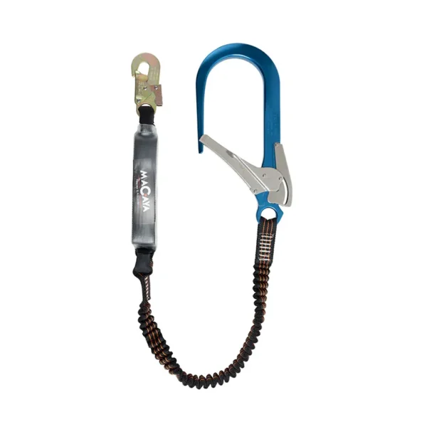 Amortiguador en Lazo en Cinta Tubular Mosquetón Orión