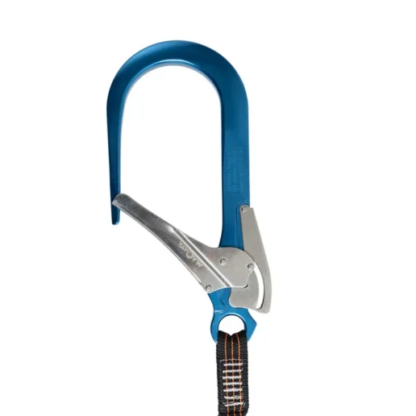 Amortiguador en Lazo en Cinta Tubular Mosquetón Orión