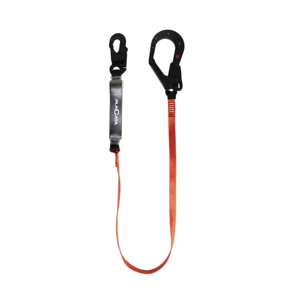 Amortiguador en Lazo en Cinta Plana Mosquetón Escala Dieléctrico