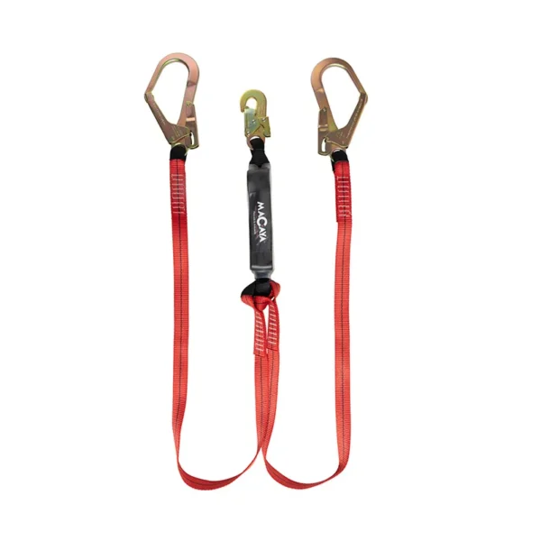 Amortiguador en Y en Cinta Plana Mosquetón Escala