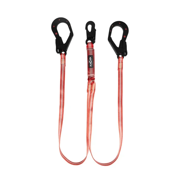 Amortiguador en Y en Cinta Kevlar Mosquetón Escala Dieléctrico