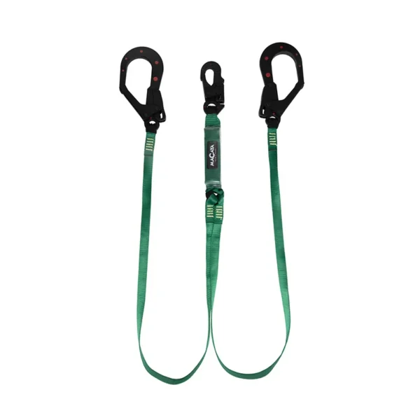 Amortiguador en Y en Cinta Ignifuga Mosquetón Escala Dieléctrico