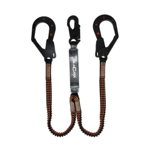 Amortiguador en Y en Cinta Tubular Mosquetón Escala Dieléctrico