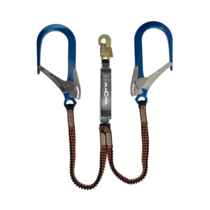 Amortiguador en Y en Cinta Tubular Mosquetón Orión