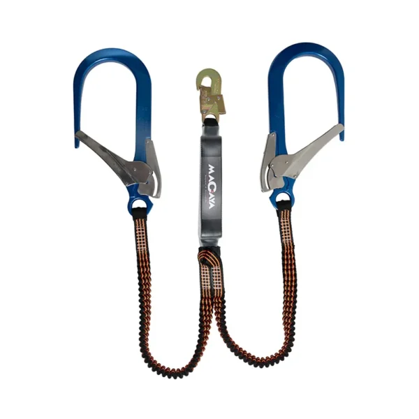 Amortiguador en Y en Cinta Tubular Mosquetón Orión