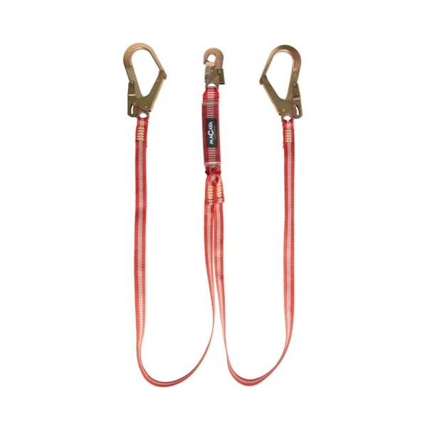 Amortiguador en Y en Cinta Kevlar Mosquetón Escala