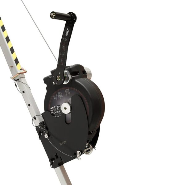 Kit Trípode Malacate cable 20 m + Retráctil Con Recuperador de 30 m