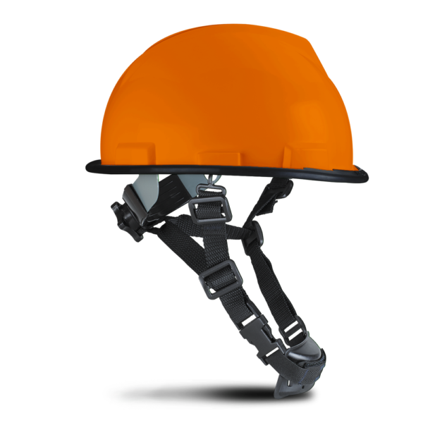 Casco MPC 231 Rachet y Barbiquejo Naranjo con Arnés