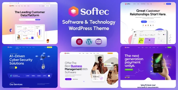 Softec – Software &amp; Technology WordPress Theme + RTL