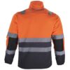 Micropolar Hi-Vis Clase 2 Bi-Color Manga Larga Hombre Naranjo/Gris Oscuro